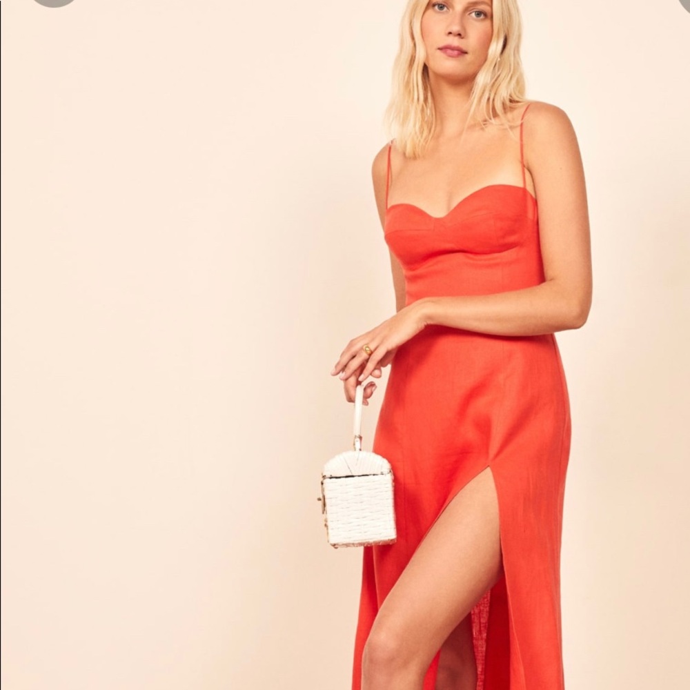 Reformation Nebraska Dress in Hot Day